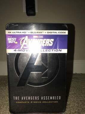 Marvel Studios 4-Movie Collection The Avengers 4K Ultra HD Blu-ray Steelbook Set